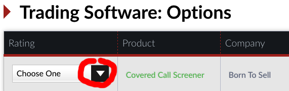 vote for covered call software