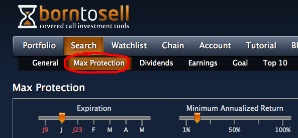 max protection search mode