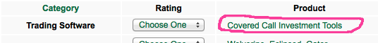 vote for covered calls software