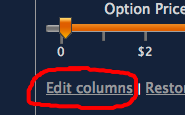 edit columns