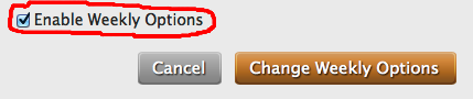 enable weekly options
